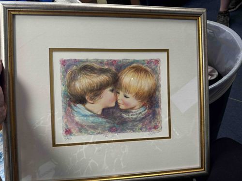 Sentimental Children's Portrait Art Print