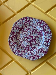 Floral Pattern Ceramic Plate