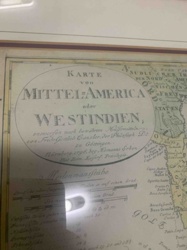 Karte von Mittel-America oder Westindien (Map of Central America or West Indies)