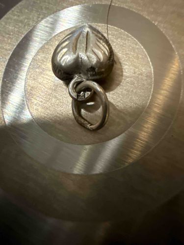 Vintage Repoussé Heart Charm