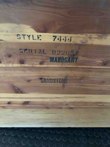 Lane Cedar Chest (Interior Marking Detail)