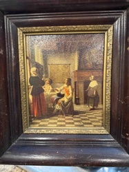 Reproduction of 'Dutch Interior with Soldier' after Pieter de Hooch