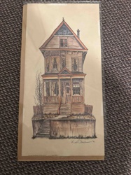 Victorian House Architectural Illustration