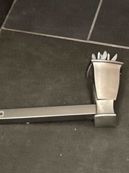 Toilet Paper Holder with Integral Shelf