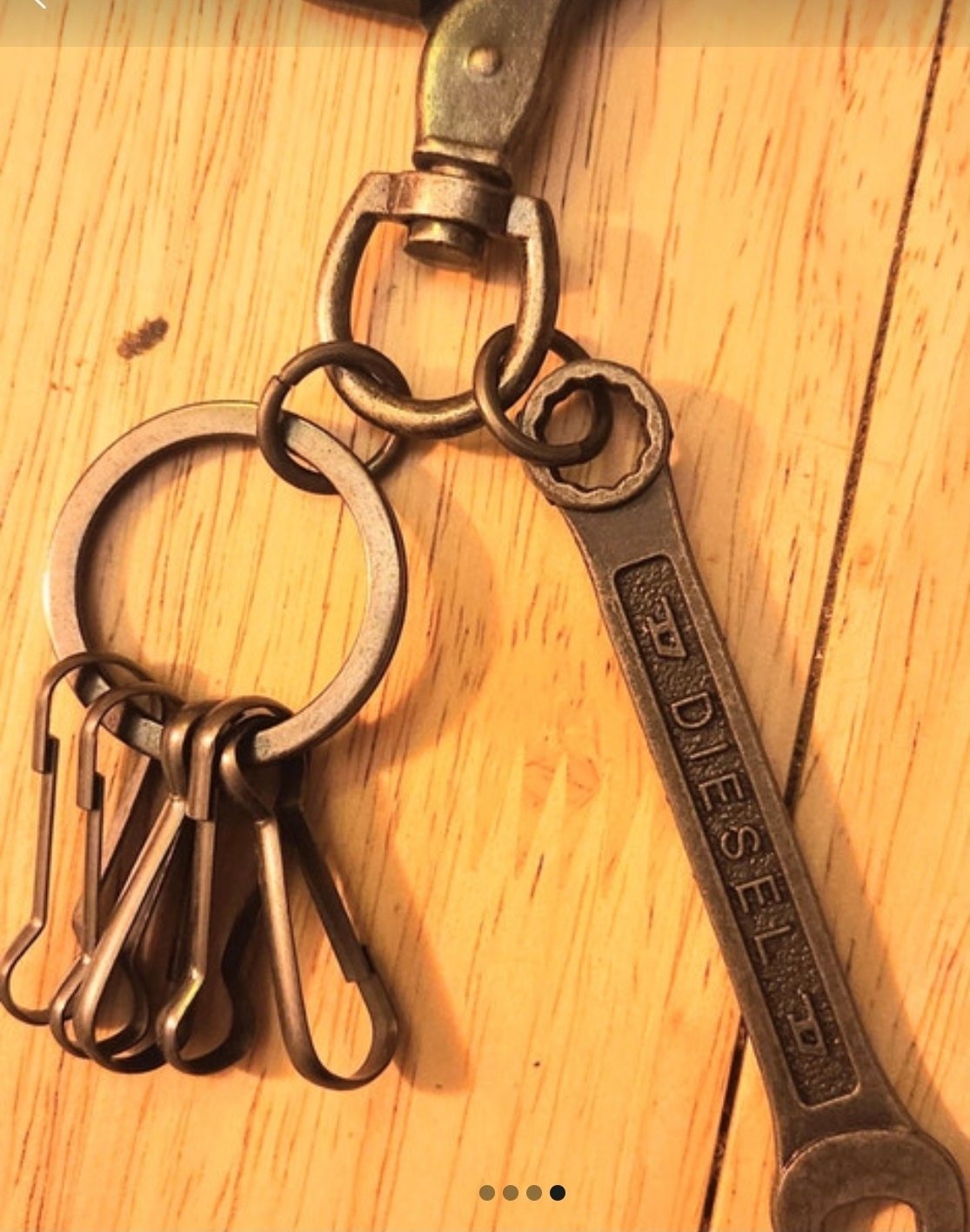 Submitted photo of Diesel branded keychain (not authenticated)