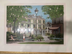 Limited Edition Serigraph 'Printemps à Paris' by Gérald Forton