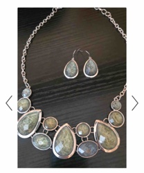 Statement Necklace and Earrings Set