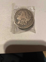 1880 Morgan Silver Dollar (Obverse)