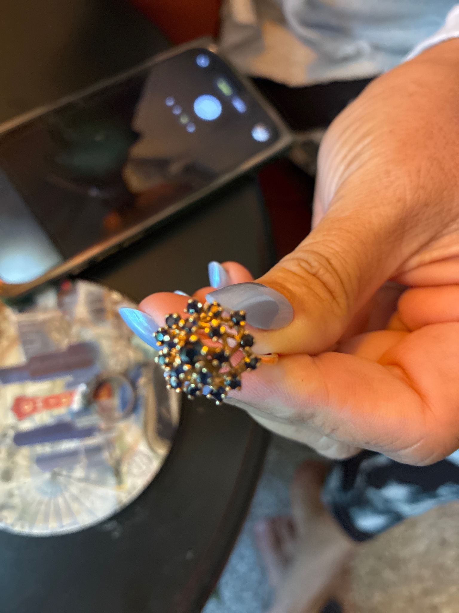 Submitted photo of Cluster cocktail ring