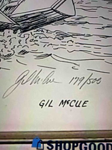 Limited Edition Print by Gil McCue (Boat/Water Scene, Edition 179/500)