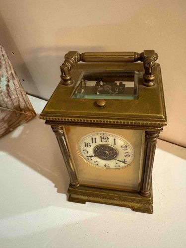 Brass Carriage Clock with Chimes