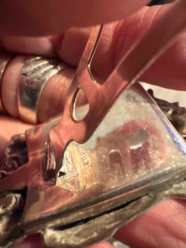 Vintage Sterling Silver Dress Clip