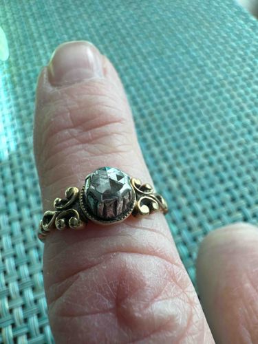 Georgian Rose-Cut Diamond Foliate Ring