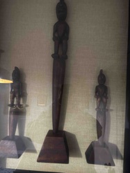 Three Fijian Whale Bone Breastplates (Civavonovono) with Carved Figures