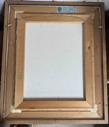 Framed Stretched Canvas (Back View)