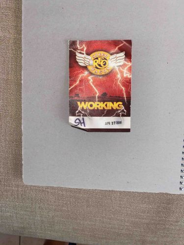 REO Speedwagon "Working" Access Pass
