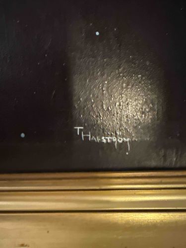 Signed Oil Painting by T. Hafström