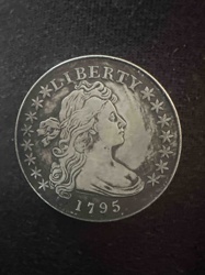 1795 Flowing Hair Dollar Coin (Obverse)