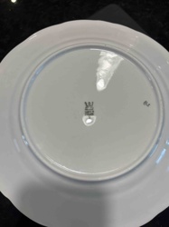 White Ceramic Wawel Dinner Plate