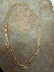 Gold Figaro Chain Necklace