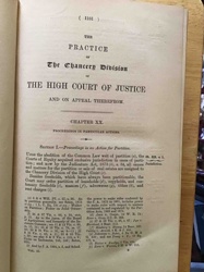 Page from 'The Practice of The Chancery Division of The High Court of Justice' - Chapter XX (Page 1101)