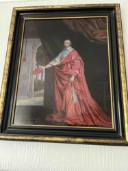 Portrait of a Gentleman (likely Cardinal Richelieu or similar 17th-century dignitary)