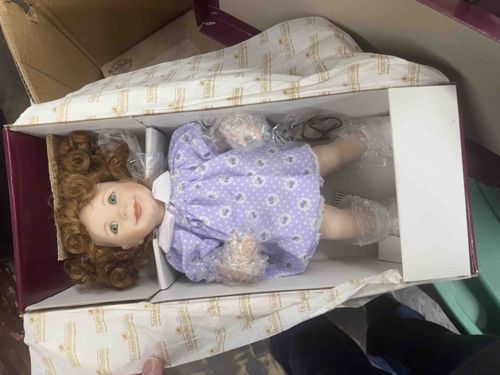 Collectible Porcelain Doll in Box