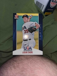 Logan Shore Panini USA Baseball Collegiate Trading Card