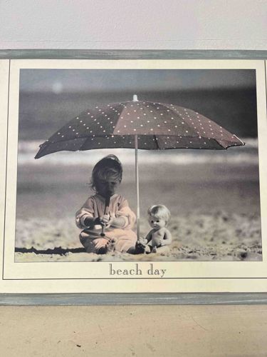Beach Day Framed Art Print