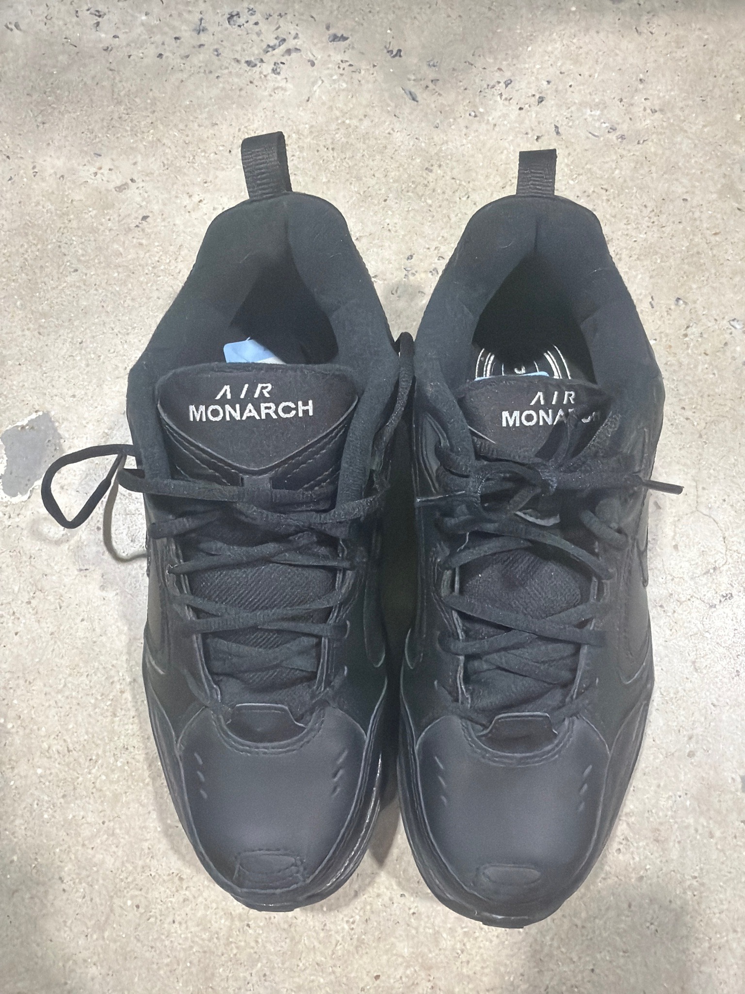Submitted photo of Nike Air Monarch sneakers (not authenticated)