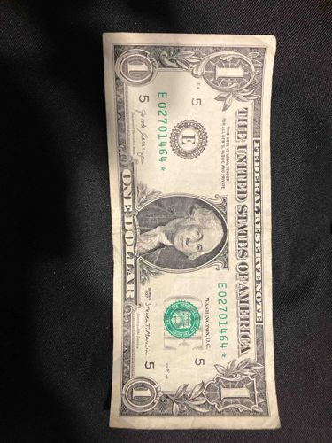 United States One Dollar Federal Reserve Note (Star Note)