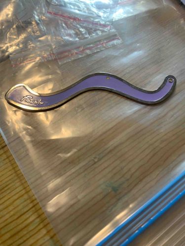 Enameled 'Faith' S-Curve Decorative Ornament