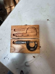 Outside Micrometer in Wooden Case