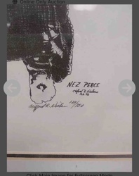 NEZ PERCE Limited Edition Print by Clifford R. Nielsen
