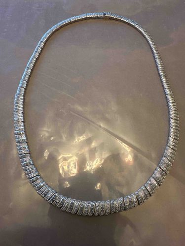 Diamond Set Collar Necklace