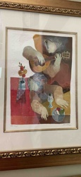 Alvar Hand Signed and Numbered Lithograph (Musicians/Figures)