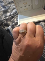 Diamond Ring Set (Engagement and Wedding/Anniversary Bands)