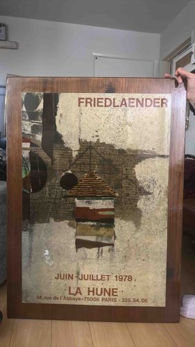Friedlaender Exhibition Poster (La Hune, June-July 1978)