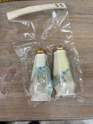 Porcelain Floral Salt and Pepper Shakers