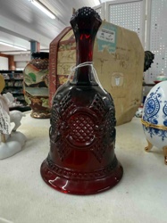 Avon Ruby Red Bell Decanter