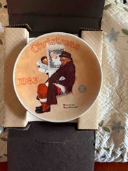 Norman Rockwell 'Christmas' 1983 Collector Plate