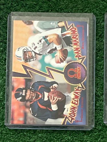 1998 Pacific Omega Dan Marino / John Elway Dual Card