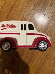 Mrs. Fields Cookie Delivery Van Ceramic Bank