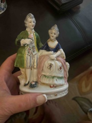 Porcelain Figurine of a Rococo Couple