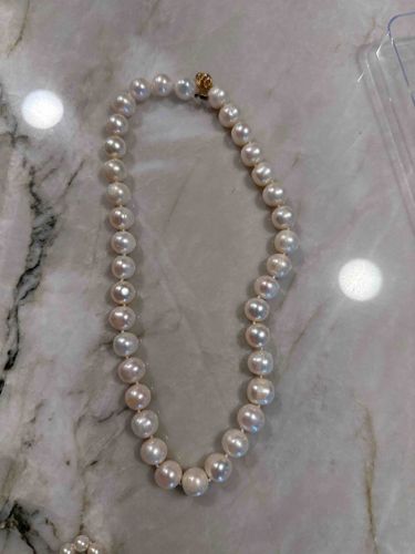 Cultured Pearl Necklace with 14k Gold Clasp