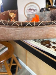 Miniature Birch Bark Canoe