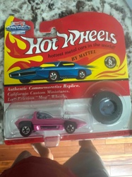 Hot Wheels Authentic Commemorative Replica (Pink Dragster)
