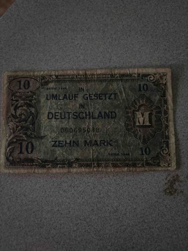 Allied Military Mark (AMM) 10 Mark Note