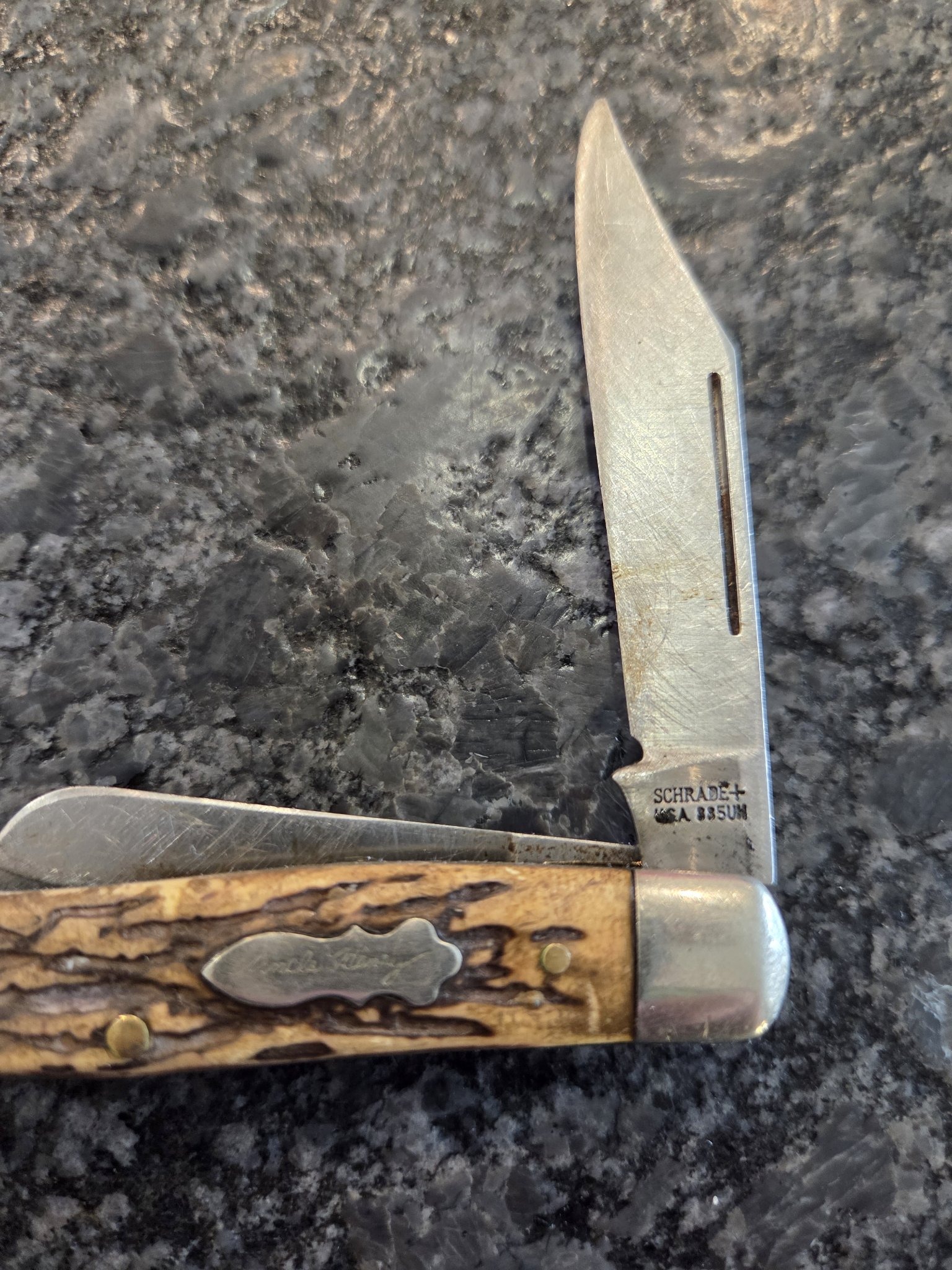 Submitted photo of Schrade-plus pocket knife, model 835UH (not authenticated)