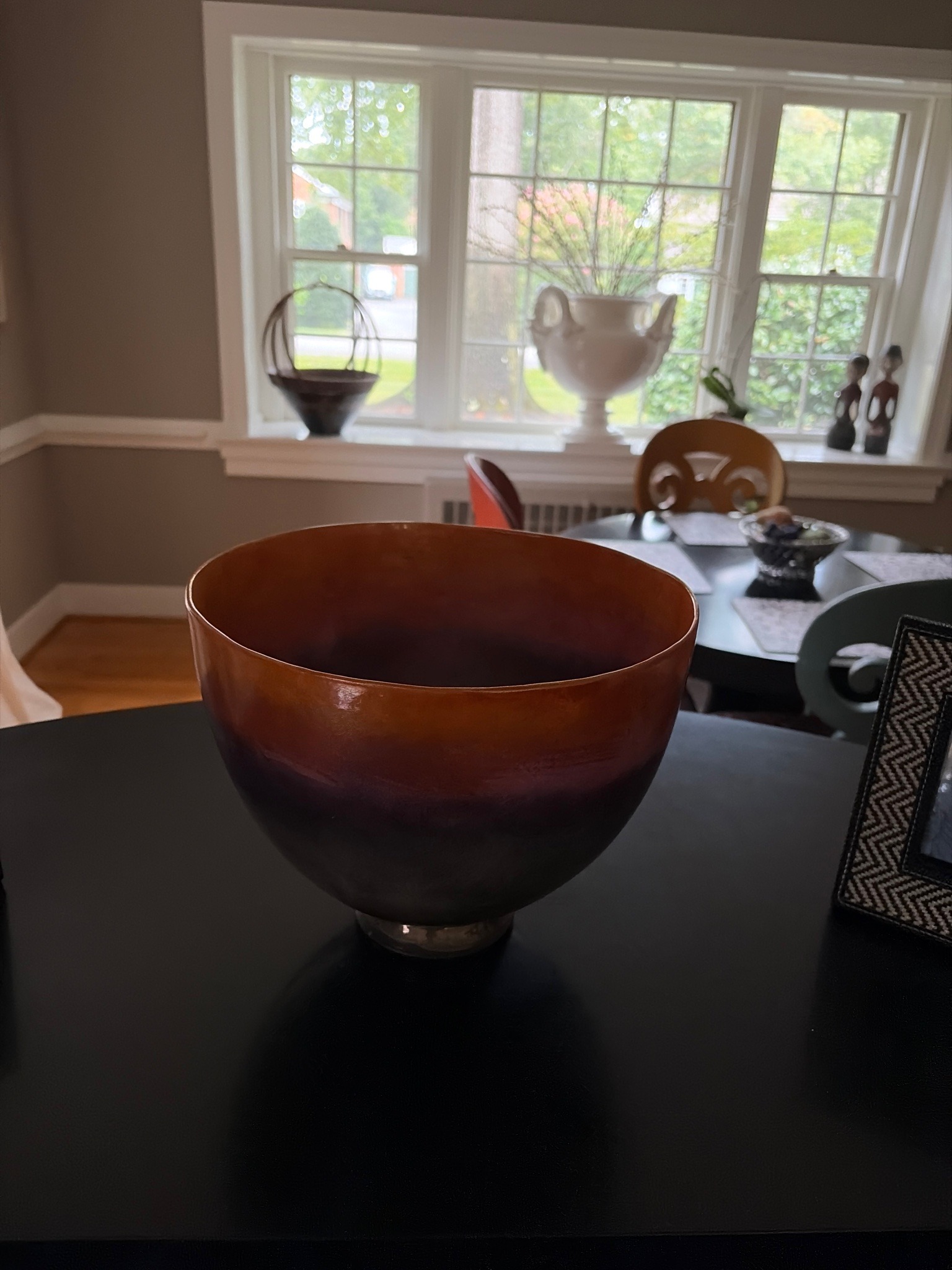 Submitted photo of Art pottery pedestal bowl